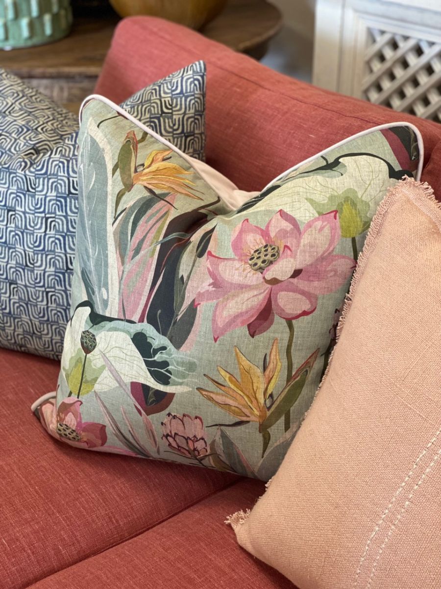 Flower cushion Duck egg Block Chisel